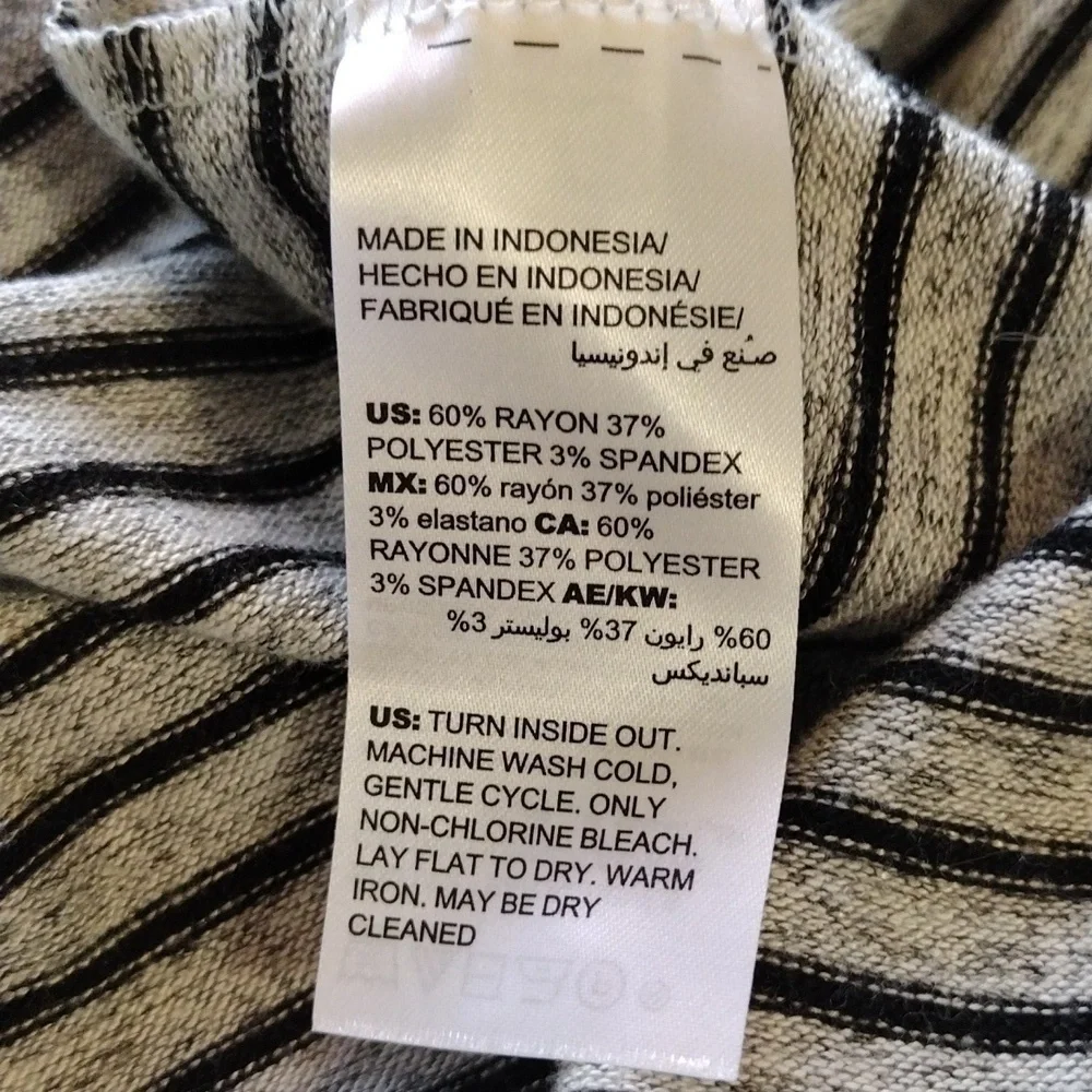 Chico's Long Sleeve Striped Cardigan L/2